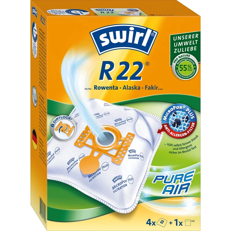 Swirl R 22/F89 AirSpa Staubbeutel