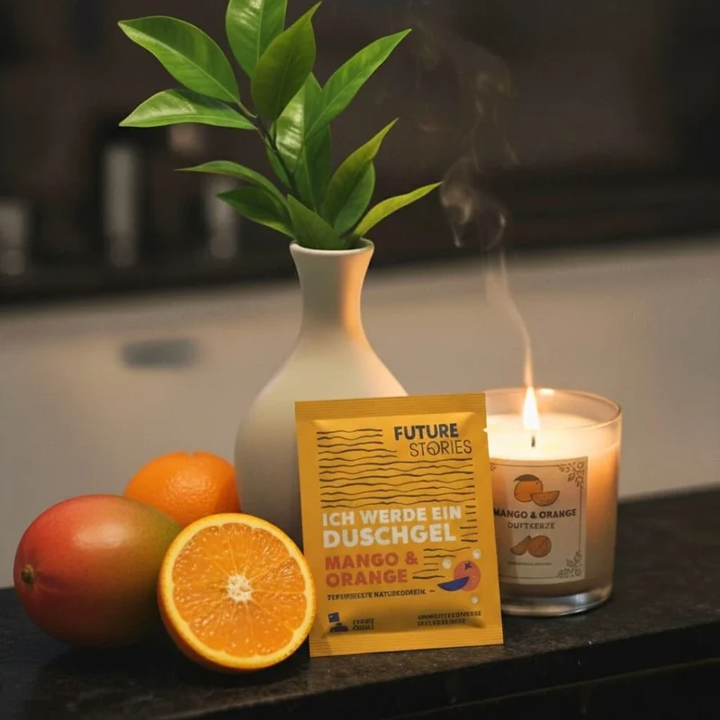 FUTURE STORIES Duschgel "Mango & Orange" 20 g