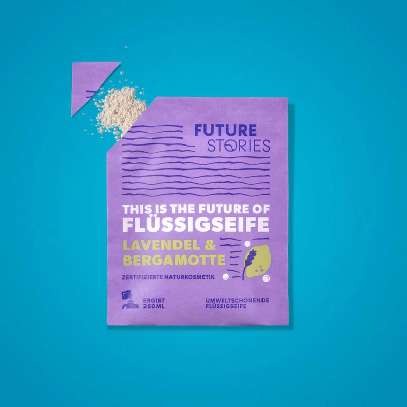 FUTURE STORIES Flüssigseife "Lavendel & Bergamotte" 20 g