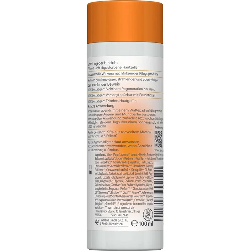 lavera Glow By Nature Liquid Illuminating Refiner 100ml