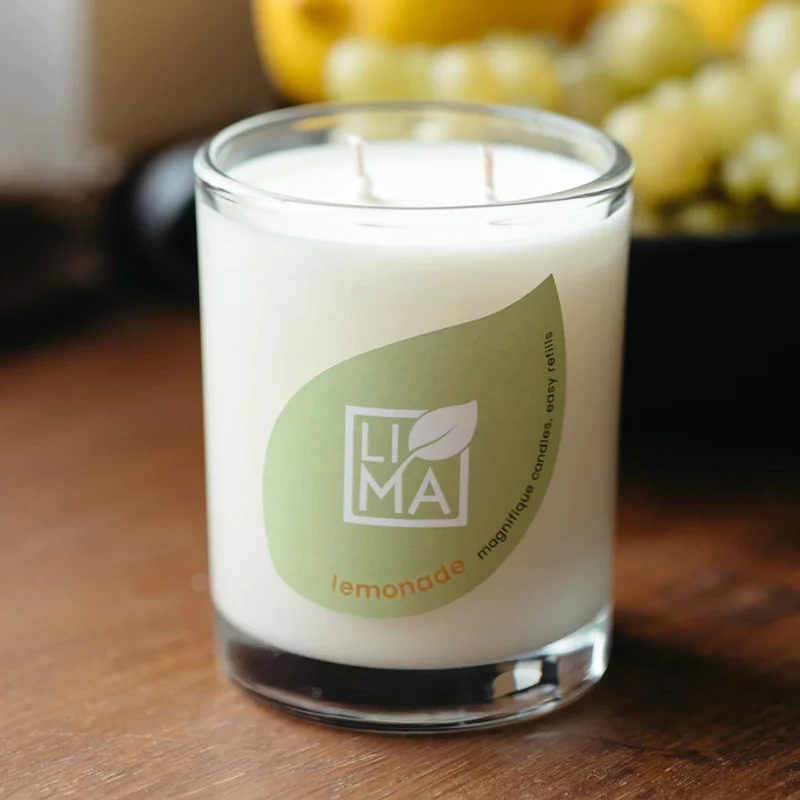 LIMA Cosmetics Nachfüllbare Duftkerze "Lemonade" 250 ml