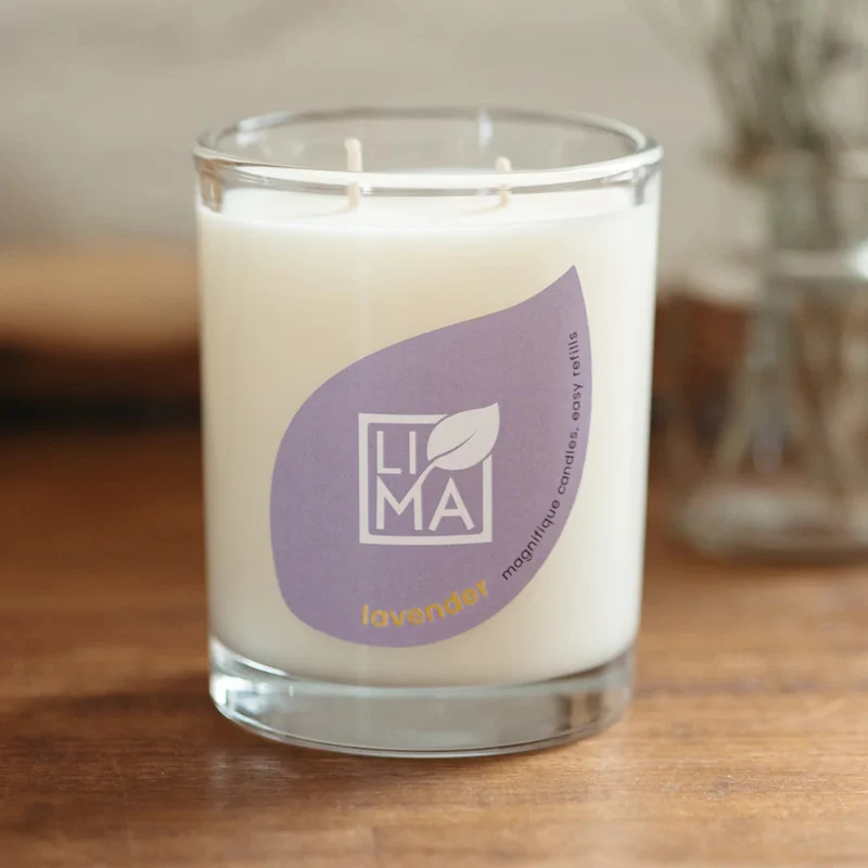 LIMA Cosmetics Nachfüllbare Duftkerze "Lavender" 250 ml