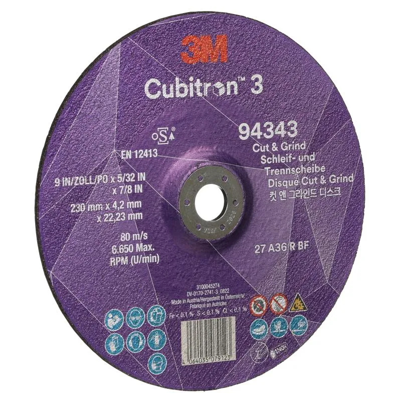 3M™ Cubitron™ 3 Cut and Grind Schruppscheibe