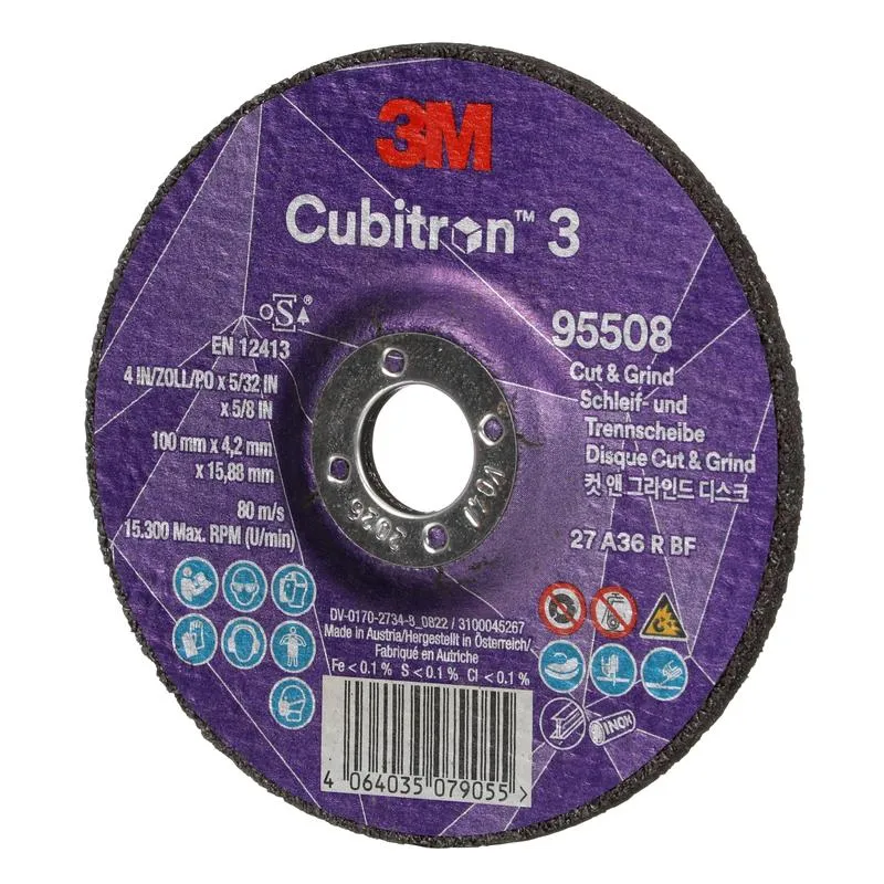 3M™ Cubitron™ 3 Cut and Grind Schruppscheibe