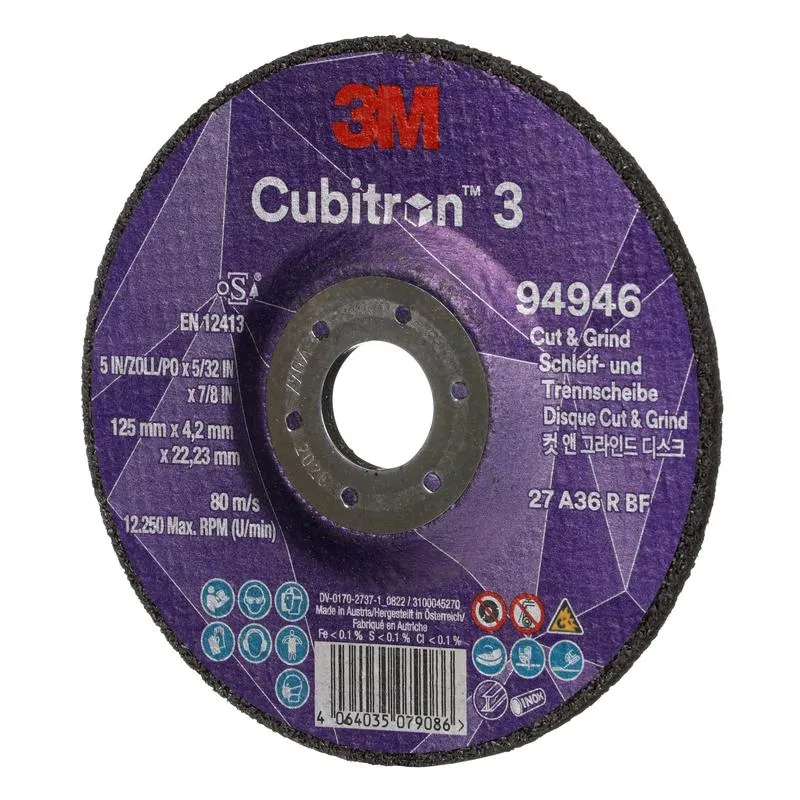 3M™ Cubitron™ 3 Cut and Grind Schruppscheibe