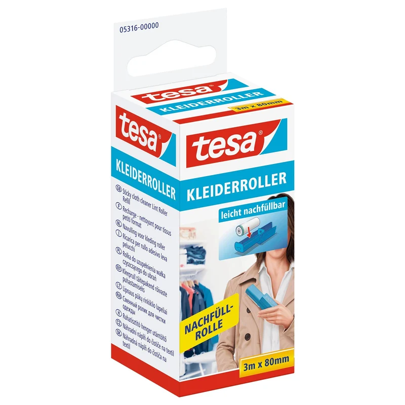 tesa Lint Remover Clothing Refill, 1× Nachfüllung | 1 Stück