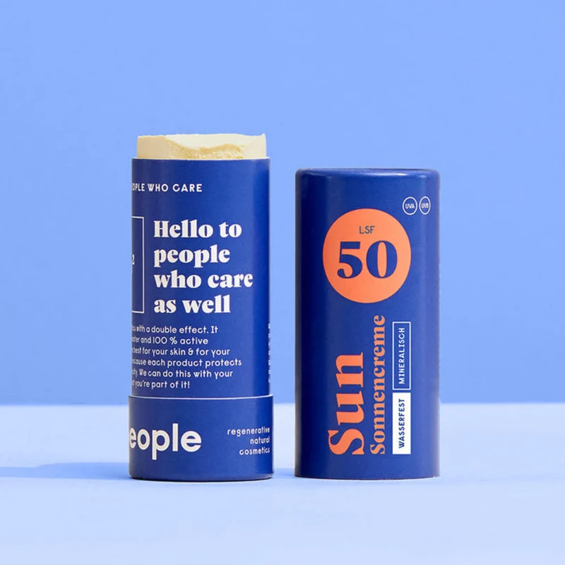 4peoplewhocare Feste Sonnencreme "Sun" LSF50 40 g
