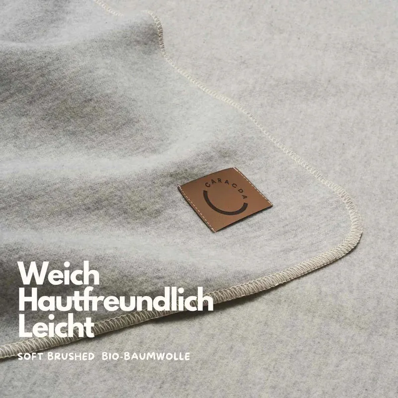 Caracda Bio-Baumwolldecke "Anna Light"