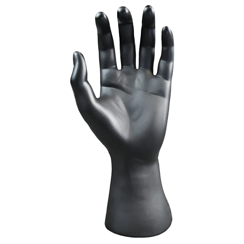 NITRAS Handform, schwarz, linke Hand, magnetisch | Packung (1 Stück)