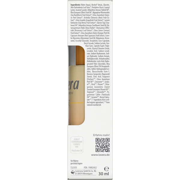 lavera Glow by Nature Serum 30ml