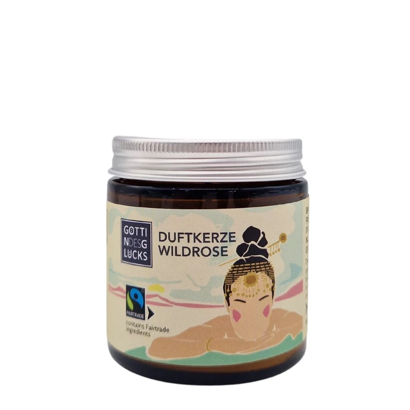 Göttin des Glücks Raumduft Kerze Wildrose 80 g
