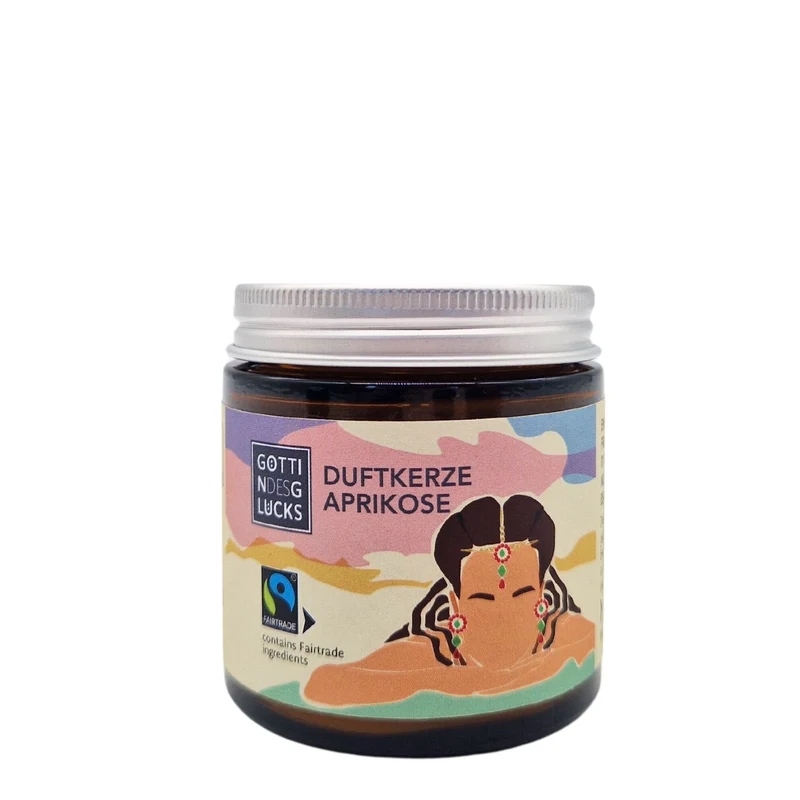 Göttin des Glücks Raumduft Kerze Aprikose 80 g