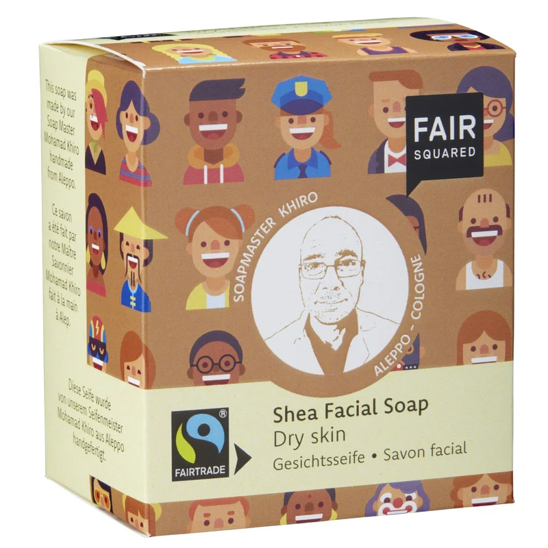 FAIR SQUARED Shea Facial Soap Dry Skin 2 x 80 g