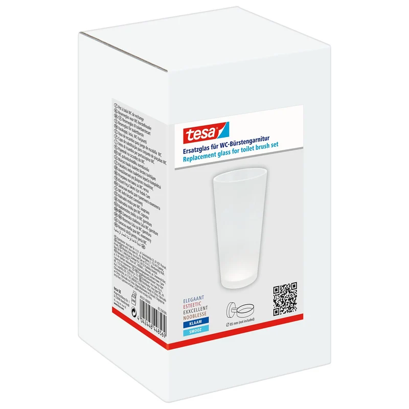 tesa Ersatzglas für Toilettenbürste Elegaant, Esteetic, Exxcellent, Nooblesse, Klaam und Smooz | 1 Stück