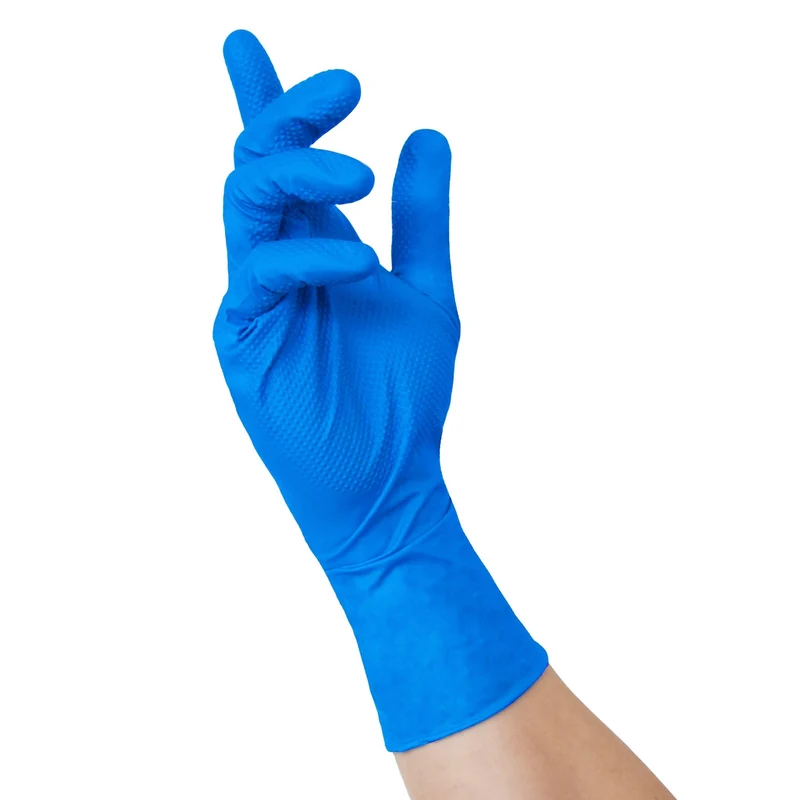 NITRAS TOUGH GRIP N 300, Nitril-Einmalhandschuhe, blau