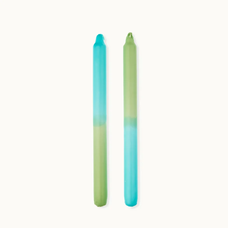 by Vivi Dip Dye Kerze "Lagoon"