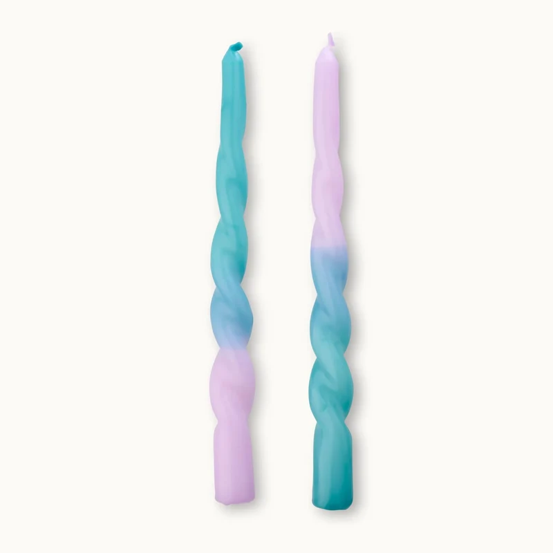 by Vivi Dip Dye Kerze Twisted "Splash"