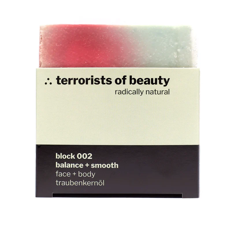 terrorists of beauty Blockseife "block 002" balance + smooth 100 g