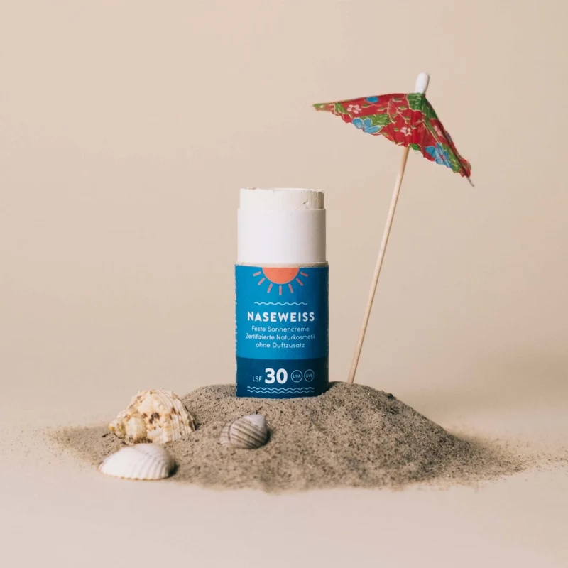 4peoplewhocare Feste Sonnencreme "Naseweiss" 40 g