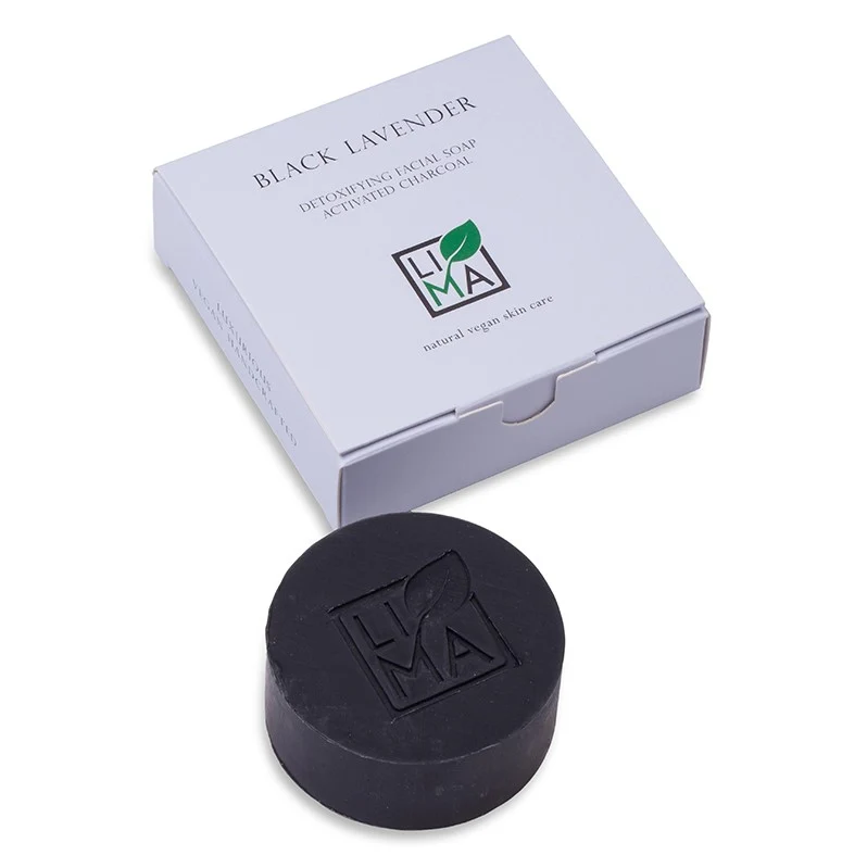 LIMA Cosmetics vegane Gesichtsseife "Black Lavender" 65 g