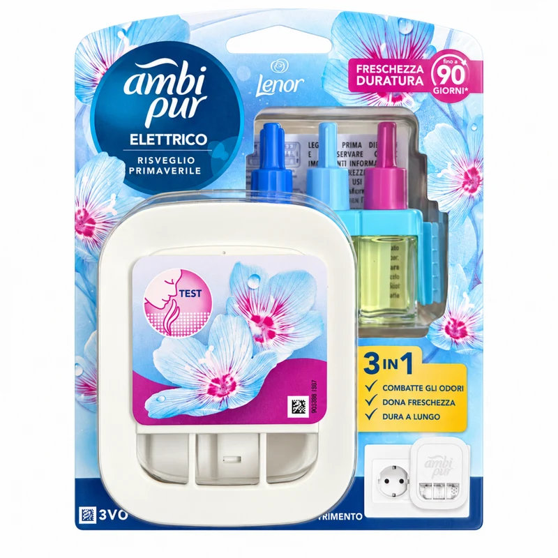 AMBI PUR 3VOLUTION DIFFUSORE + RICARICA LENOR RISVEGLIO PRIMAVERILE