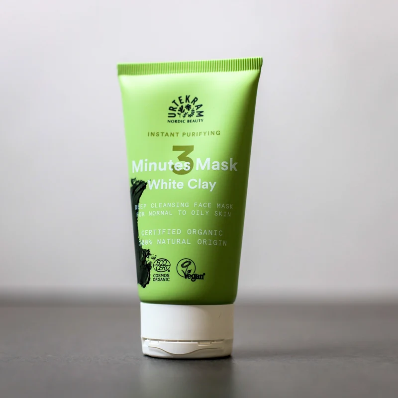 Urtekram Gesichtsmaske "3 Minutes Mask White Clay" 75 ml
