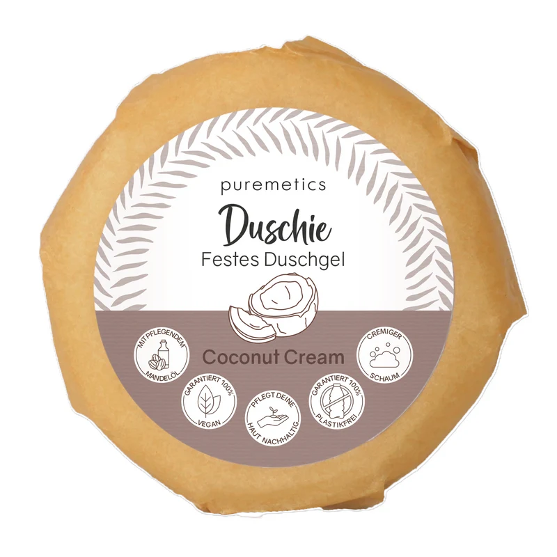 puremetics Festes Duschgel "Duschie" 60 g