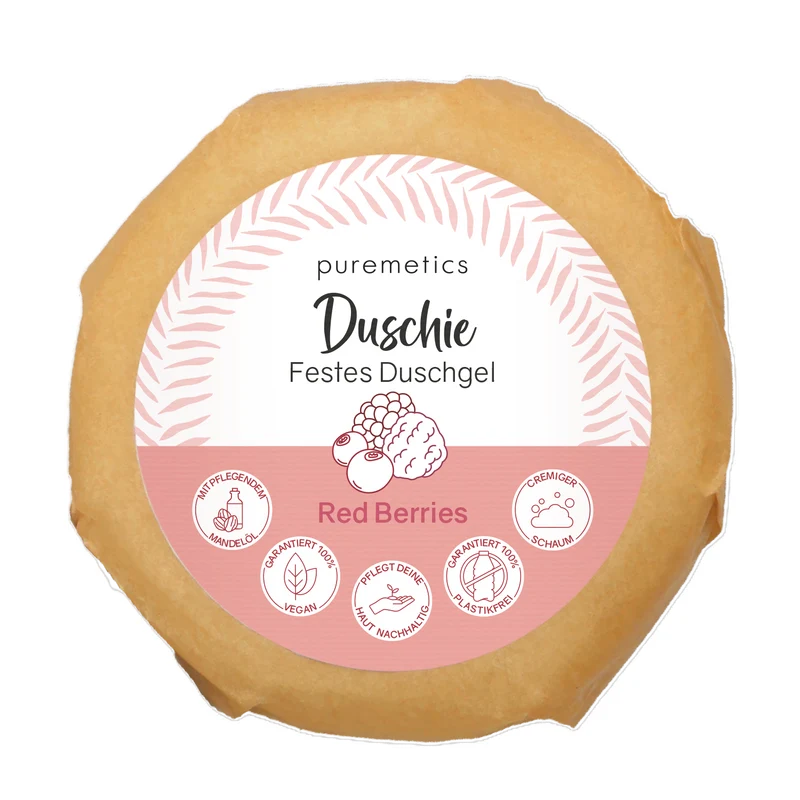 puremetics Festes Duschgel "Duschie" 60 g