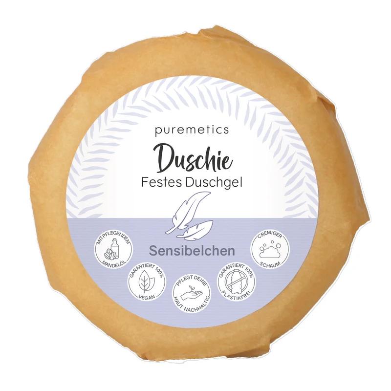 puremetics Festes Duschgel "Duschie" 60 g