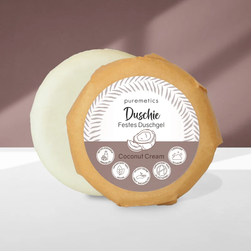 puremetics Festes Duschgel "Duschie" 60 g