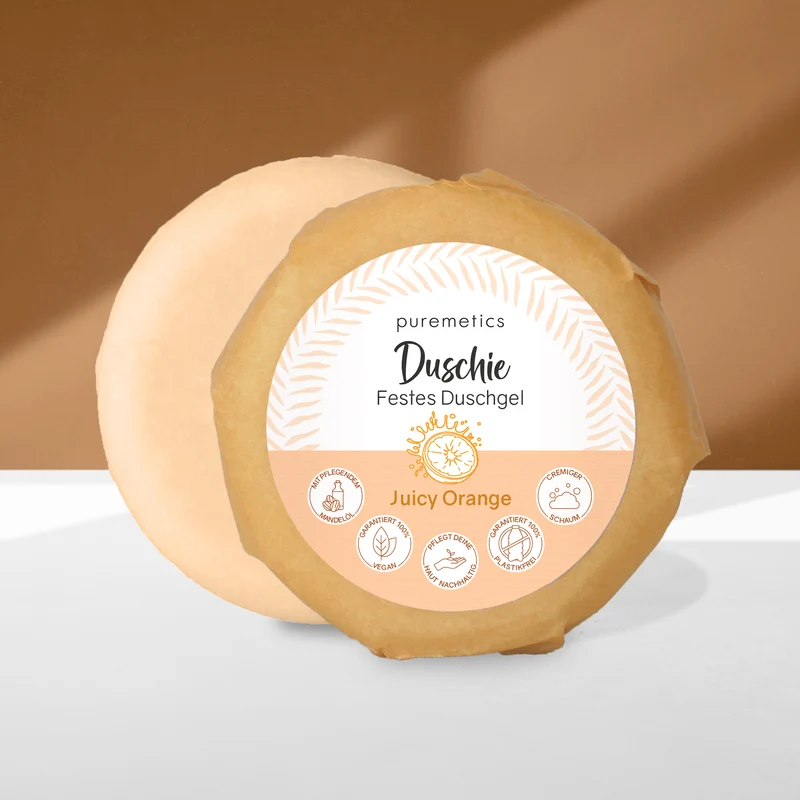 puremetics Festes Duschgel "Duschie" 60 g