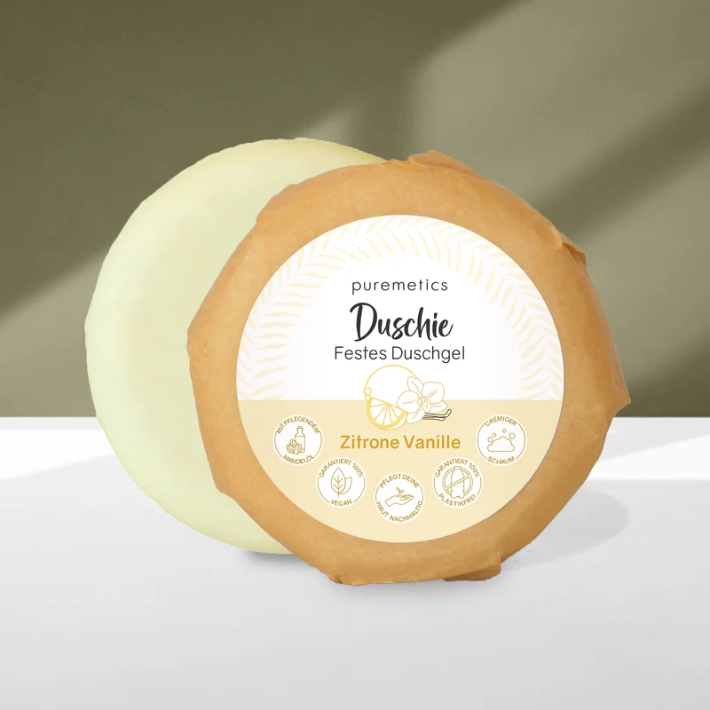 puremetics Festes Duschgel "Duschie" 60 g