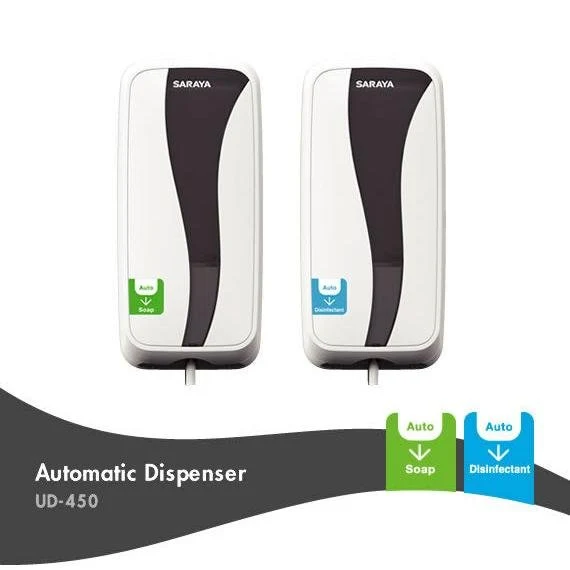 Saraya UD-450 Desinfektions- & Seifenspender (Batterien nicht enthalten) | 1 Stück