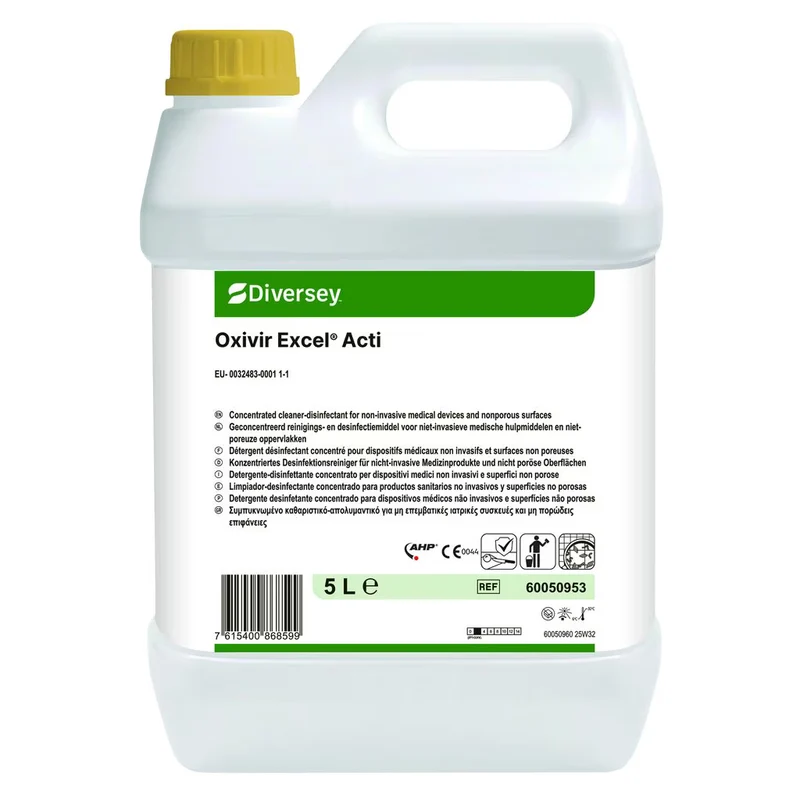 Oxivir Excel Acti, Desinfektionsreiniger mit AHP | Kanister (5 l)