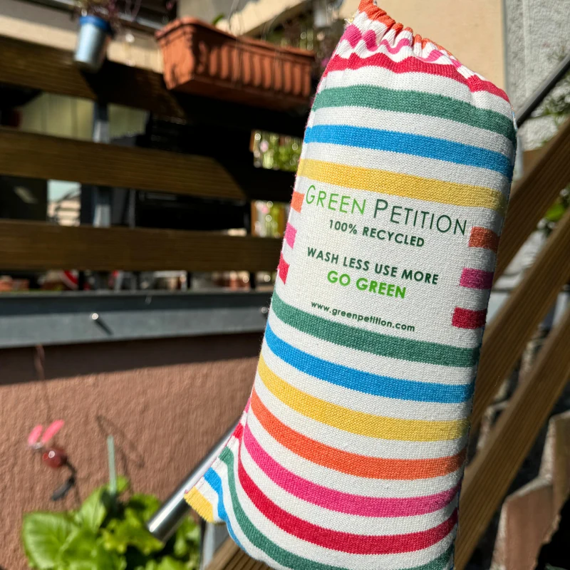 Espadrij l´originale Handtuch "DELMORE VIVA FIT TOWEL - Green Petition" KLEIN