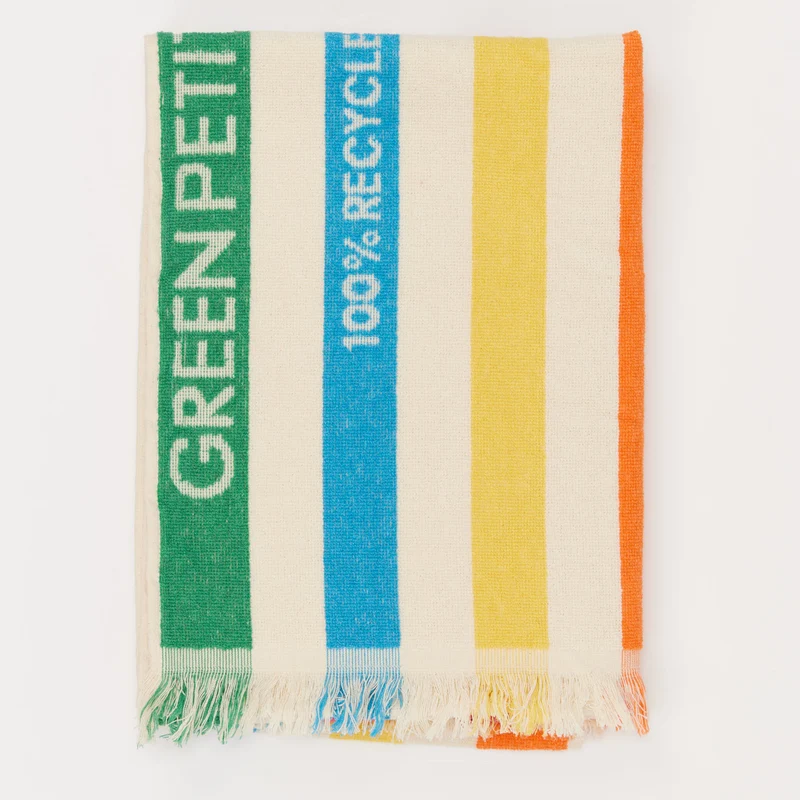Espadrij l´originale Handtuch "DELMORE VIVA FIT TOWEL - Green Petition" KLEIN