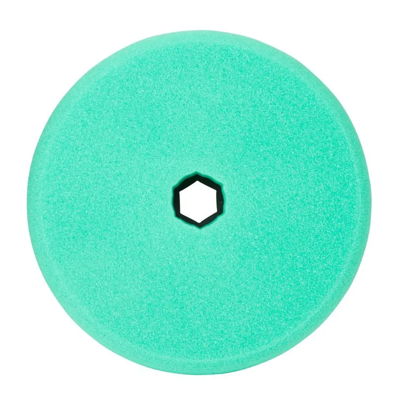 3M™ Perfect-It™ Polierschaumpad grob, Quick Connect System, Grün, Flach, 150 mm, 50878 | Packung (1 Stück)