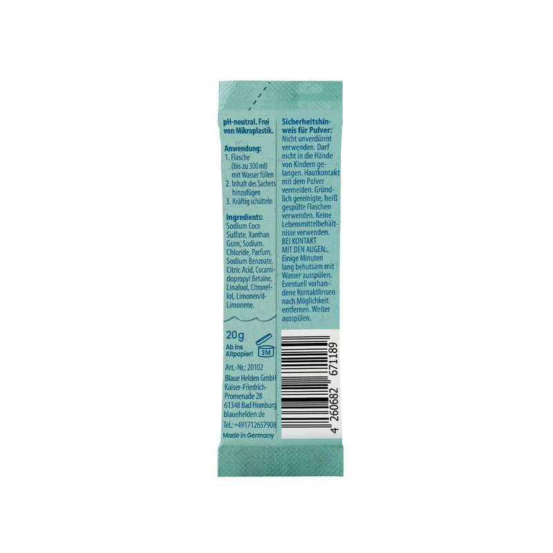 Blaue Helden Handseife Nachfüllpulver "Aloe Vera" 20 g
