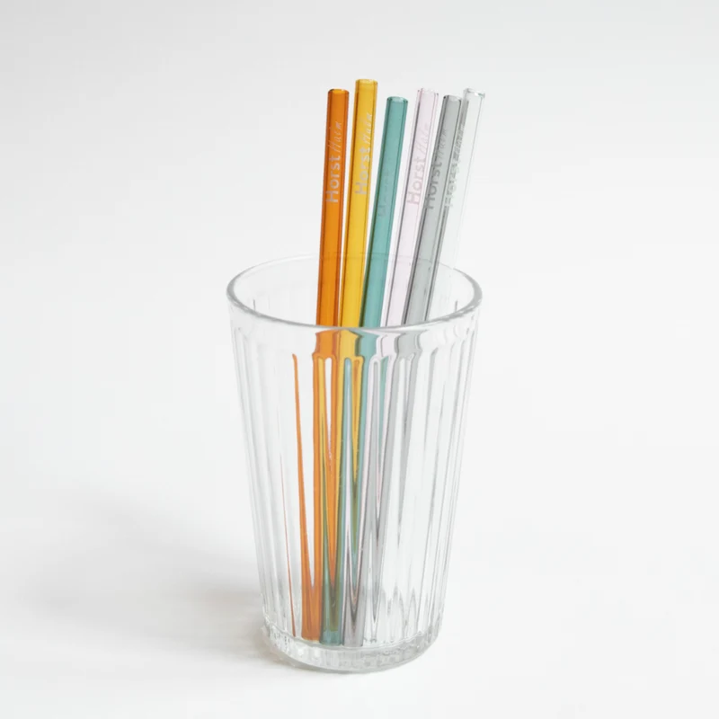 Horst Halm Mehrwegtrinkhalme aus Glas