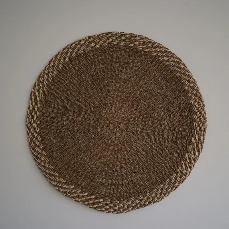 Naturewaves runder Teppich "Yen" aus Seegras