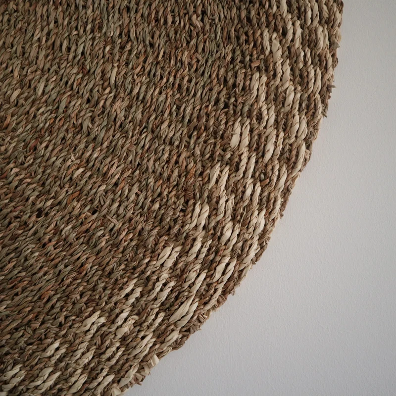 Naturewaves runder Teppich "Yen" aus Seegras