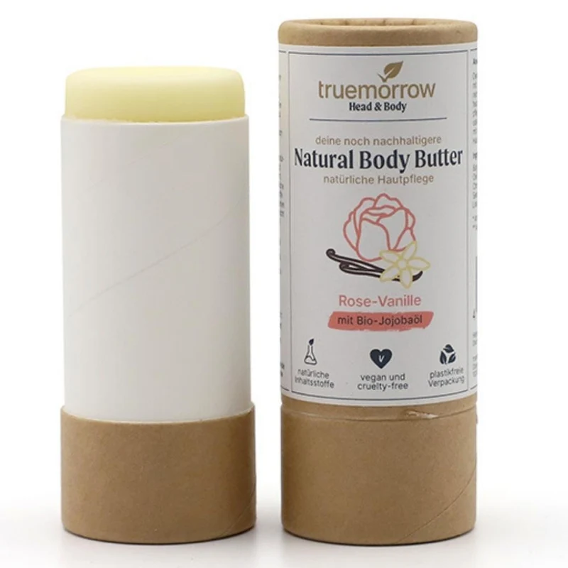 truemorrow Natural Body Butter "Rose-Vanille" 45 g