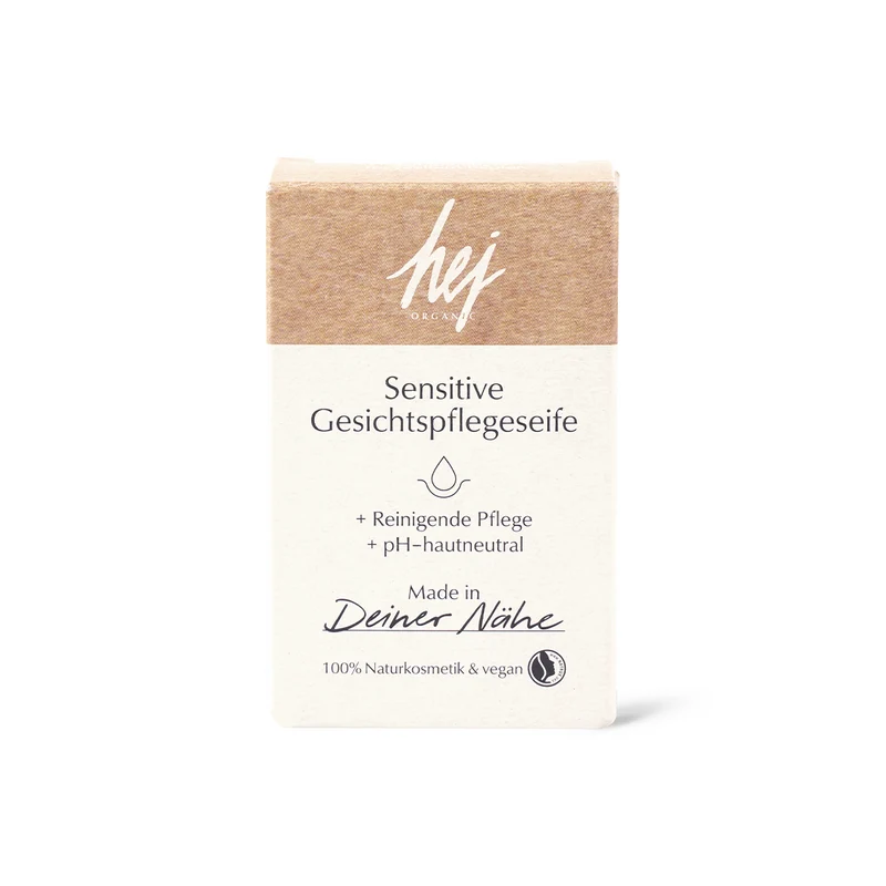 HEJ ORGANIC Sensitive Gesichtspflegeseife