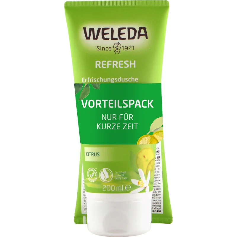 Weleda Duschgel Vorteilspack "Citrus Erfrischungsdusche" 2x 200 ml