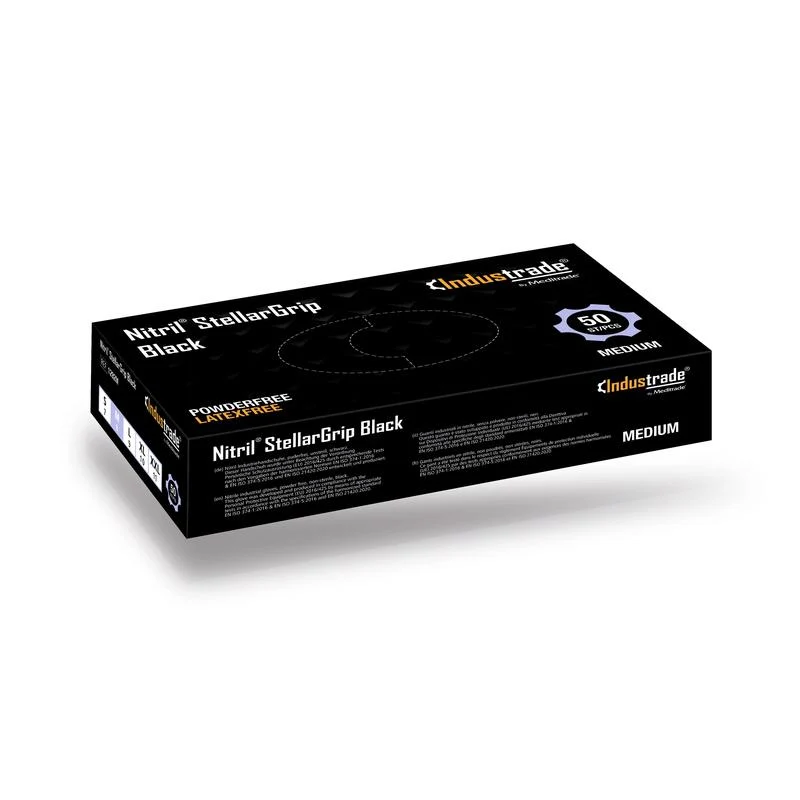 Nitril StellarGrip black (50 Stk.)