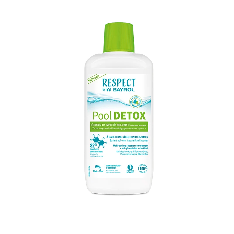 BAYROL Pool DETOX Zersetzung von organischen Verunreinigungen, gegen Phosphate | Flasche (1 Stück)