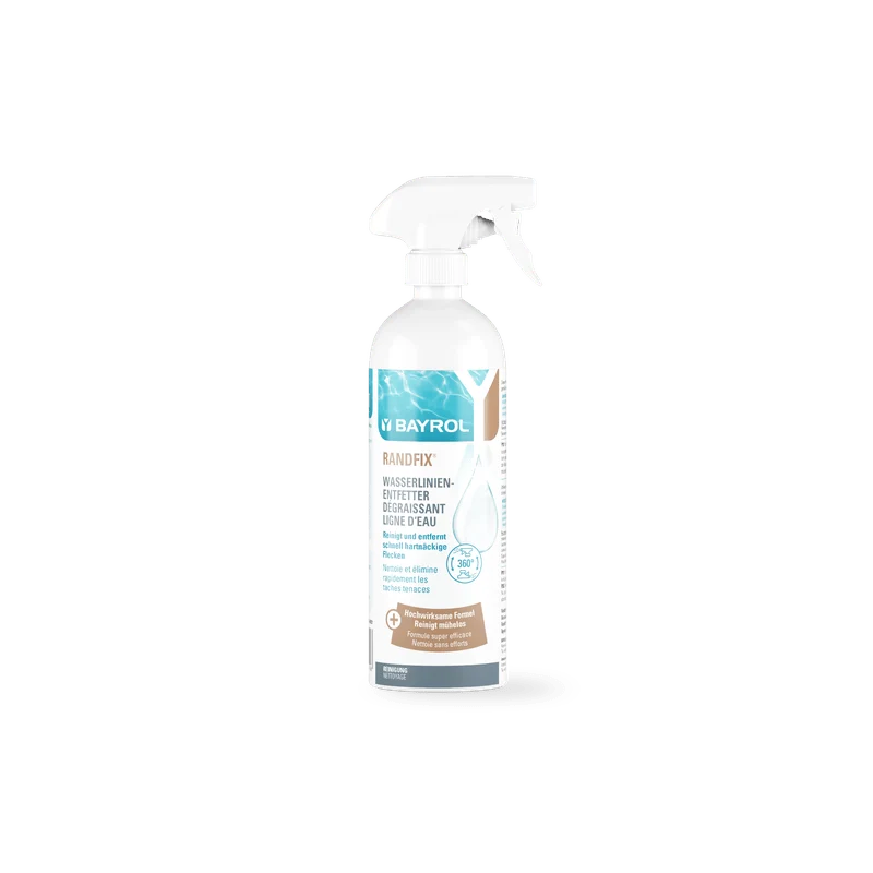 BAYROL Randfix Spray 0,7L schnell und zuverlässig Schmutz- und Fettränder | Flasche (700 ml)