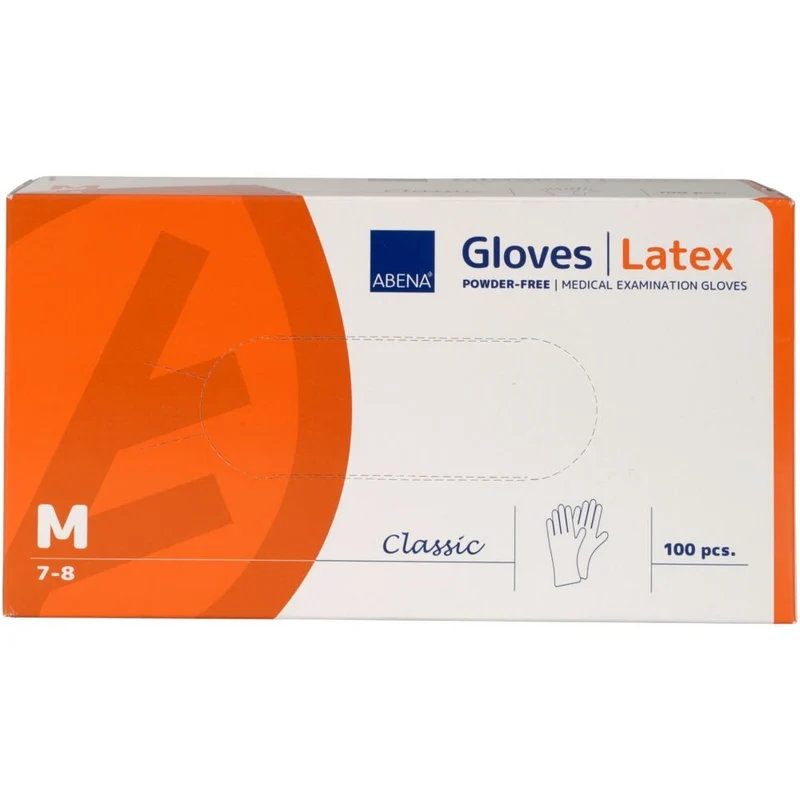 Latex-Handschuhe Classic, Puderfrei, Glatt ,Natur