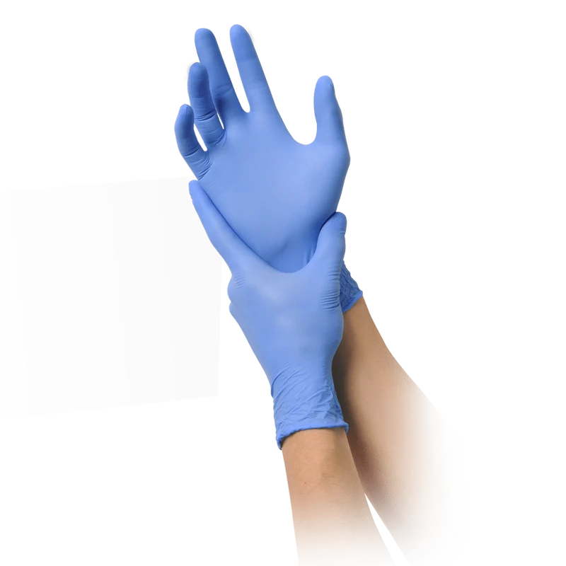 MaiMed-solution100 Latexfreie-Handschuhe, blue violet, unsteril puderfrei, 100St./Box