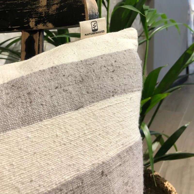 Naturewaves Kissenbezug "Jasper" aus Baumwolle und Bananenfasern